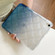 iPad Pro 11 2022 / 2021 / 2020 Gradient Diamond Plaid TPU Tablet Case - Gradient Blue