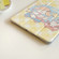 iPad Pro 11 2022 / 2021 / 2020 3-Fold 360 Rotation Painted Leather Smart Tablet Case - Cycling Dog
