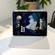 iPad Pro 11 2022 / 2021 / 2020 3-Fold 360 Rotation Painted Leather Smart Tablet Case - Moonlit Snow Mountain