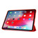 iPad Pro 11 2022 / 2021 3-folding Horizontal Flip PU Leather + Honeycomb TPU Shockproof Tablet Case with Holder - Red