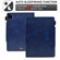 iPad Pro 11 2022/2021/2020 / Air 10.9 2022 / 2020 Suede Cross Texture Magnetic Clasp Leather Tablet Case - Blue