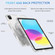iPad Pro 11 2022 / 2021 Terminator Shockproof Glitter Powder Tablet Case with Grip Strap - Transparent