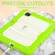 iPad Pro 11 2022 / 2021 / 2020 / 2018 Silicone + PC Tablet Case with Holder - Yellow Green