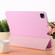 iPad Pro 11 2022 / 2021 / 2020 3-fold Horizontal Flip Smart Leather Tablet Case with Sleep / Wake-up Function & Holder - Pink