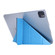 iPad Pro 11 2022 / 2021 Silk Texture Horizontal Deformation Flip Leather Tablet Case with Holder - Light Blue