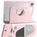 iPad Pro 11 2022/2021/2020/2018 / Air 10.9 2022 / 10.9 2020 Acrylic 360 Degree Rotation Holder Tablet Leather Case - Sand Pink