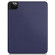 iPad Pro 11 2022 / 2021 Pure Color Horizontal Flip TPU + PU Leather Tablet Case with Three-folding Holder & Sleep / Wake-up Function & Pen Slot - Dark Blue