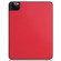 iPad Pro 11 2022 / 2021 Pure Color Horizontal Flip TPU + PU Leather Tablet Case with Three-folding Holder & Sleep / Wake-up Function & Pen Slot - Red