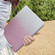 iPad Pro 11 2022 / 2021 / 2020 Gradient Glitter Magnetic Split Leather Tablet Case - Rose Red