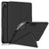 iPad Pro 12.9 2022 / 2021 Multi-folding Horizontal Flip PU Leather Shockproof Tablet Case with Holder & Sleep / Wake-up Function - Black