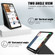 iPad Pro 12.9 2022 / 2021 Multi-folding Horizontal Flip PU Leather Shockproof Tablet Case with Holder & Sleep / Wake-up Function - Black