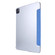 iPad Pro 12.9 2022 / 2021 Silk Texture Three-fold Horizontal Flip Leather Tablet Case with Holder & Pen Slot - Blue