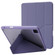 iPad Pro 12.9 2022 / 2021 / 2020 / 2018 Deformation Transparent Acrylic Leather Tablet Case - Lavender Grey