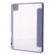 iPad Pro 12.9 2022 / 2021 / 2020 / 2018 Deformation Transparent Acrylic Leather Tablet Case - Lavender Grey