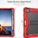 iPad Pro 12.9 2022 / 2021 / 2020 / 2018 Silicone + PC Shockproof Tablet Case - Red+Black