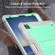 iPad Pro 12.9 2022 / 2021 / 2020 / 2018 Silicone + PC Shockproof Tablet Case - Mint Green+Grey