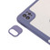 iPad Pro 12.9 2022 / 2021 / 2020 / 2018 3-Fold 360 Rotation Acrylic Leather Smart Tablet Case - Lavender Purple Gray