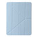 iPad Pro 12.9 2022 / 2021 / 2020 Clear Acrylic Deformation Leather Tablet Case - Ice Blue