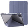 iPad Pro 12.9 2022 / 2021 / 2020 Clear Acrylic Deformation Leather Tablet Case - Lavender Purple
