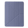 iPad Pro 12.9 2022 / 2021 / 2020 Clear Acrylic Deformation Leather Tablet Case - Lavender Purple