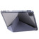 iPad Pro 12.9 2022 / 2021 / 2020 Clear Acrylic Deformation Leather Tablet Case - Lavender Purple