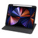 Acrylic 360 Degree Rotation Holder Tablet Leather Case iPad Pro 12.9 2022/2021/2020/2018 - Black