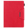 iPad Pro 12.9 2022 / 2021 / 2020 / 2018 Solid Color Horizontal Flip Leather Tablet Case with Holder & Card Slot & Photo Frame & Wallet - Red