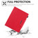 iPad Pro 12.9 2022 / 2021 / 2020 / 2018 Solid Color Horizontal Flip Leather Tablet Case with Holder & Card Slot & Photo Frame & Wallet - Red