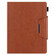 iPad Pro 12.9 2022 / 2021 / 2020 / 2018 Solid Color Horizontal Flip Leather Tablet Case with Holder & Card Slot & Photo Frame & Wallet - Brown