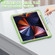 iPad Pro 12.9 2022 / 2021 3-Layer Protection  Screen Frame + PC + Silicone Shockproof Combination Tablet Case with Holder - Matcha Green