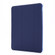 iPad Pro 12.9 2022 / 2021 Multi-folding Horizontal Flip PU Leather + Shockproof Airbag TPU Tablet Case with Holder & Pen Slot & Wake-up / Sleep Function - Dark Blue