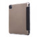 iPad Pro 12.9 2022 / 2021 Multi-folding Horizontal Flip PU Leather + Shockproof Airbag TPU Tablet Case with Holder & Pen Slot & Wake-up / Sleep Function - Black