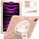 iPad Pro 12.9 2022 / 2021/ 2020 / 2018  Silicone + PC Protective Tablet Case with Holder & Shoulder Strap - Rose Gold