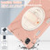 iPad Pro 12.9 2022 / 2021/ 2020 / 2018  Silicone + PC Protective Tablet Case with Holder & Shoulder Strap - Rose Gold
