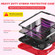 iPad Pro 12.9 2022 / 2021/ 2020 / 2018  Silicone + PC Protective Tablet Case with Holder & Shoulder Strap - Red