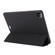 iPad Pro 12.9 2022 / 2021 / 2020 / 2018 TPU Horizontal Flip Leather Tablet Case with Three-folding Holder - Black