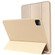 iPad Pro 12.9 2022 / 2021 / 2020 / 2018 TPU Horizontal Flip Leather Tablet Case with Three-folding Holder - Gold