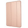 iPad Pro 12.9 2022 / 2021 / 2020 / 2018 TPU Horizontal Flip Leather Tablet Case with Three-folding Holder - Rose Gold
