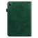 iPad Pro 12.9 2022 / 2021 / 2020 / 2018 Solid Color Embossed Striped Leather Case - Green