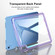 iPad Air 2022 / 2020 Transparent Acrylic Tablet Case - Light Purple