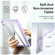 iPad Air 2022 / 2020 Transparent Acrylic Tablet Case - Dark Purple