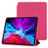 iPad Pro 12.9 inch  - 2020/2021 3-fold Horizontal Flip Smart Leather Tablet Case with Sleep / Wake-up Function & Holder - Rose Red