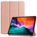 iPad Pro 12.9 2022 / 2021 Custer Texture Horizontal Flip PU Leather Tablet Case with Three-folding Holder & Sleep / Wake-up Function - Rose Gold