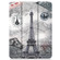 iPad Pro 12.9 2022 / 2021 Colored Drawing Horizontal Flip TPU + PU Leather Tablet Case with Three-folding Holder & Sleep / Wake-up Function & Pen Slot - Eiffel Tower