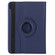 iPad Pro 12.9 2022 / 2021 / 2020 Litchi Texture Horizontal Flip 360 Degrees Rotation Leather Tablet Case with Holder - Blue