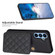 Samsung Galaxy A54 5G BF25 Square Plaid Card Bag Holder Phone Case - Black