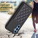 Samsung Galaxy A54 5G BF25 Square Plaid Card Bag Holder Phone Case - Black