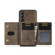 Samsung Galaxy A54 5G DG.MING M2 Series 3-Fold Multi Card Bag + Magnetic Phone Case - Coffee