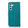 Samsung Galaxy A54 5G Stitching Thread Calf Texture Leather Phone Case - Light Green