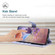 Samsung Galaxy A54 5G HT03 Skin Feel Butterfly Embossed Flip Leather Phone Case - Purple
